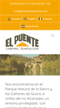 Mobile Screenshot of campingelpuente.com