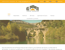 Tablet Screenshot of campingelpuente.com